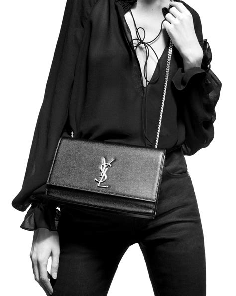 ysl medium kate chain|Medium Kate Patent Leather Chain Shoulder Bag .